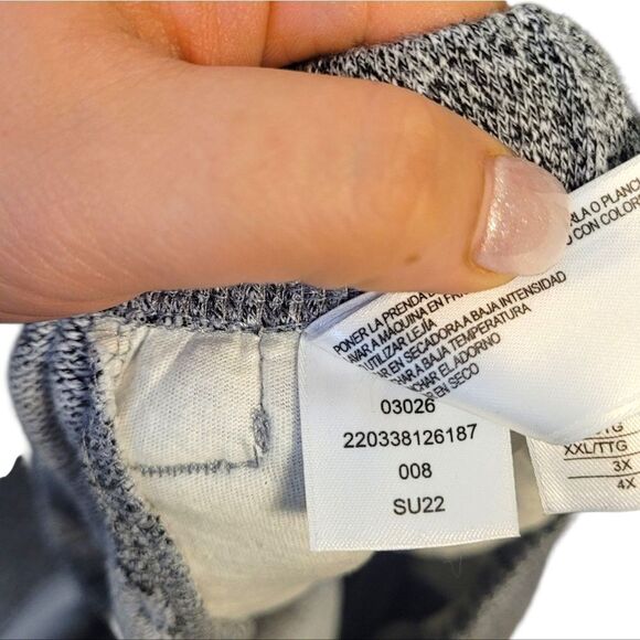 Roots Women's Heathered Grey Logo Drawstring Shorts Size S - Picture 5 of 7